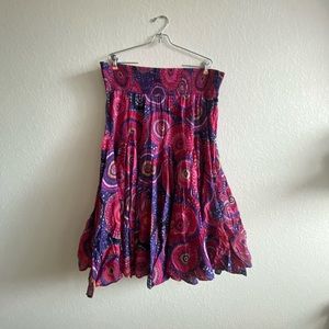 Pink/ purple mandala skirt